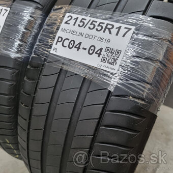 Letné pneumatiky 215/55 R17 MICHELIN DOT0619 - 2