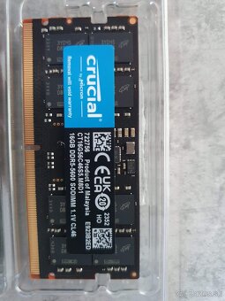 Predám ram pamäť 2 x 16GB (32GB) DDR5 SO-DIMM 5600MHz CL46 - 2