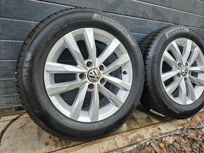 Zimná Sada Volkswagen +Zánovné Pneu 205/60 R16 Touran - 2