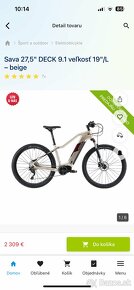 E-Bike Sava 9.1 + velkost S - 2