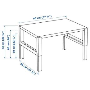 IKEA pisaci stolik, " rastuci stolik" rastie s detmi, - 2