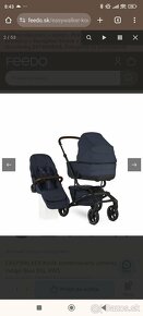 EASYWALKER Kočík SET Jimmey Indigo Blue XXL - 2