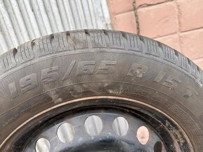 Zimne pneumatiky 195/65 R15 na diskoch 5x112 - 2