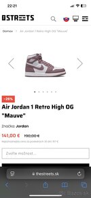 Air Jordan 1 Retro High OG Mauve - 2