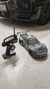 Hpi rs4 sport 3 flux porsche falken rc auto 1:10 - 2