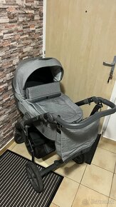 Kočík 3v1 Roan Bloom Grey Dots + ISOFIX základňa na vajíčko - 2