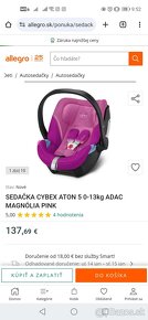 Cybex Aton 5 magnolia pink - 2