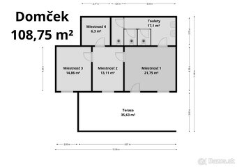 Kancelárie - 109 m² - Domček - Kostoľany nad Hornádom - 2