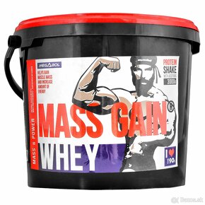 4xGain: MASS WHEY GAIN 3 kg,TRUE GAIN 2,5 kg,MALTODEX 2,5 kg - 2