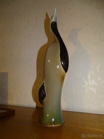 Bukač veľký - volavka- keramická soška - KERAMIA Znojmo - 2