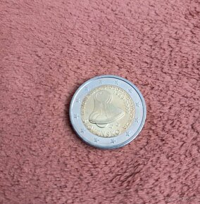 Predám najvzácnejšiu mincu 2 euro SR, zvonček 2009, UNC - 2