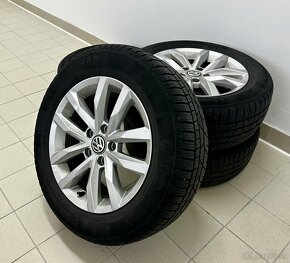 Predám komplet zimné kolesá Volkswagen R16 5x112 - 2