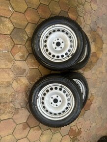 5x112 205/60 r16 VW caddy + nové zimné pneu - 2