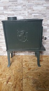 Liatinové kachle Jotul F 602 N zelený smalt - 2