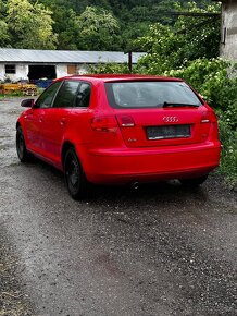 Rozpredam Audi a3 8p 1.6 mpi 75kw sportback . Kod motora : B - 2