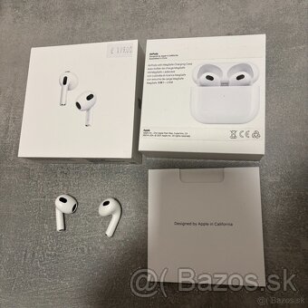 Apple AirPods 3.generácia ORIGINAL náhradné sluchátka Ľ+P - 2