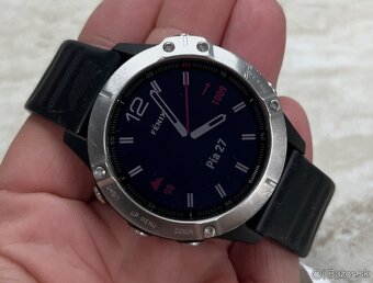 Garmin Fenix 6 Silver, Black band - 2