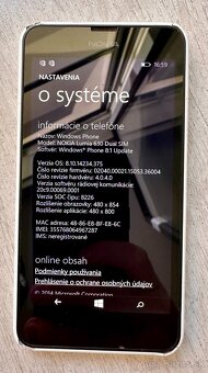 Nokia Lumia 630 - Dual SIM - Použivaná plne funkčná - 2