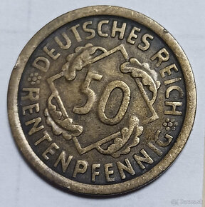 50 RENTEN PFENNIG Weimarska rep. - 2