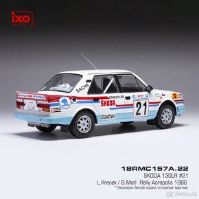 Modely Škoda Rallye 130 a Felicia Kit Car 1:18 IXO - 2