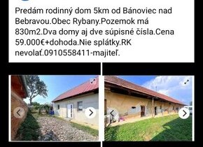 Predám rodinný dom v Rybanoch pri Bánovcach nad Bebravou - 2