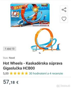 Hot wheels draha GIGA slučka - 2