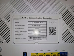 Predám Wifi router Zyxel EX3300-T0 - 2