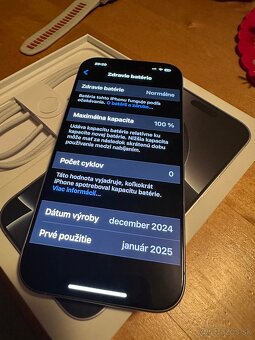 Vymením nový IPHONE 16.pro 128.g záruka 24.m - 2