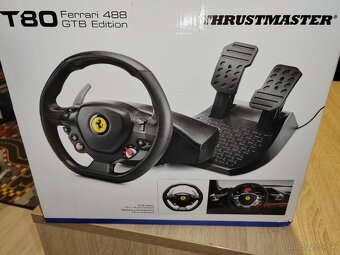 Predám Volant Thrustmaster Ferarri 488 PS4 /5 - 2