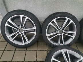 Alu disky 5X112 R18 originál Mercedes + 225/45 R18 zimné - 2