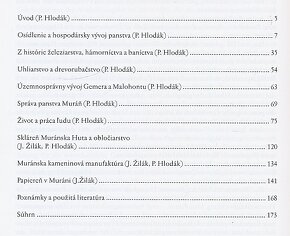 Panstvo Muráň - Hospodárske dejiny - 2