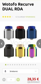 Wismec mod s rda atomizerom - 2