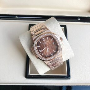 Pánske hodinky Patek Philippe Nautilus Brown Stones - 2