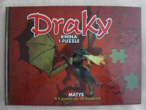 Auta - Velká kniha puzzle + Draky (kniha s puzzle) - 2