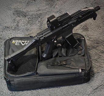 Airsoft CZ Scorpion EVO 3 A1 + upgrade a príslušenstvo - 2