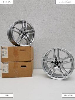 Nové Dezent Mercedes 7,5X17 ET36 5X112 Alu disky 1229 - 2