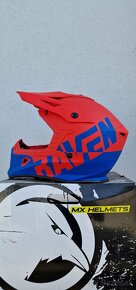 Prilba RAVEN AIRBORNE split red/blue - 2