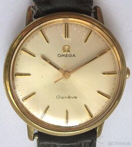 OMEGA Geneve kalibr 601I třidy, rok vyroby 1970, zlacene, - 2