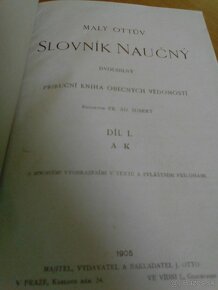 Ottův slovník náučný - komplet 2 diely (1905,1906) - 2