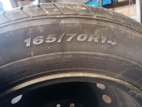 Letné pneumatiky(kolesá)167/70 R14 - 2