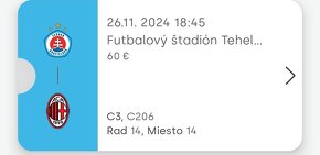 Slovan Bratislava vs AC Miláno - 2