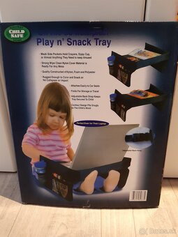 Detsky stolik/podlozka na autosedacku Play n Snack Tray - 2