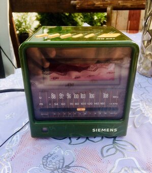 vintage radio budik siemens rg 261 1983✅ - 2