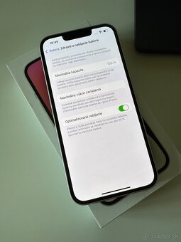 iPhone 14, rok a pól v záruke, 100% zdravie batérie - 2