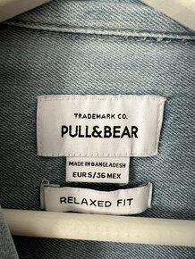 Štýlová pánska rifľová košeľa Pull&Bear - veľ. S - TOP STAV - 2