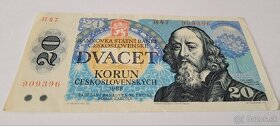 20 korun 1988 seria H47 2 po sebe iduce cisla - 2