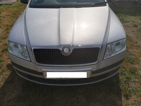 predok na škoda octavia II strieborna, kapota, blatnik, diel - 2