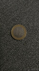 Chyborazba 1€ chýba E ( rok 2002) - 2