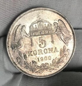 5 koruna 1900 KB - 2