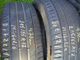 215/55R17 2kusy, Michelin Primacy 3,letné. - 2